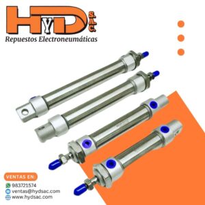 Pistones neumáticos tubulares inoxidables