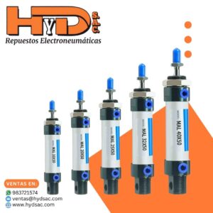 Pistones neumáticos tubulares aluminio