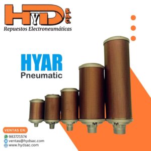 Silenciador industrial 1/2 -3/4 - 1"