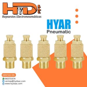 Silenciador con regulador - Hyar